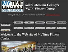 Tablet Screenshot of mytimefitness24.com